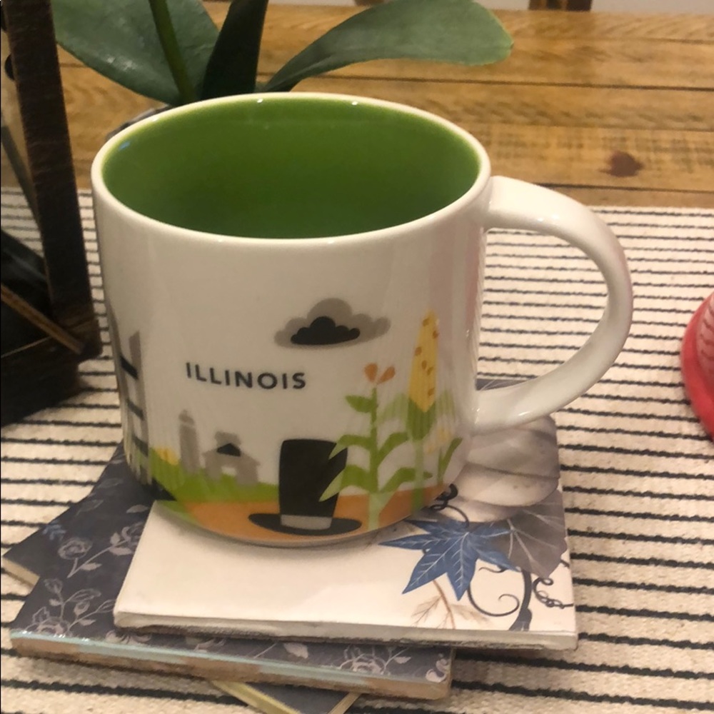 Starbucks You Are Here Illinois collectors mug
